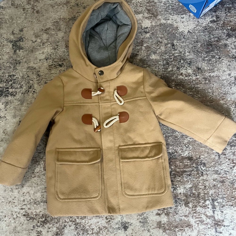 Cat & Jack Camel Hooded Coat